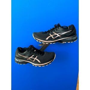 Women's Asics GT 2000 Black/Pink Running Shoes Size 10 Model 1012B073 Very Nice!